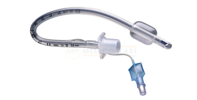 Real tracheal tube anatomically shaped - oral - with cuff - Medicoplast ...